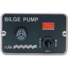 Rule 3 Way Bilge Pump Panel