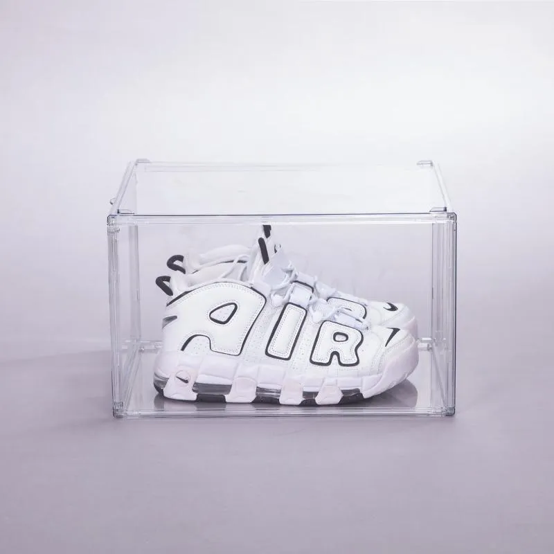 12 Packs Clear Acrylic Stackable Shoe Storage Boxes