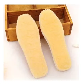 A Pair Of Warm Insoles Comfortable And Soft Shoe Inserts Winter Warm Accessories