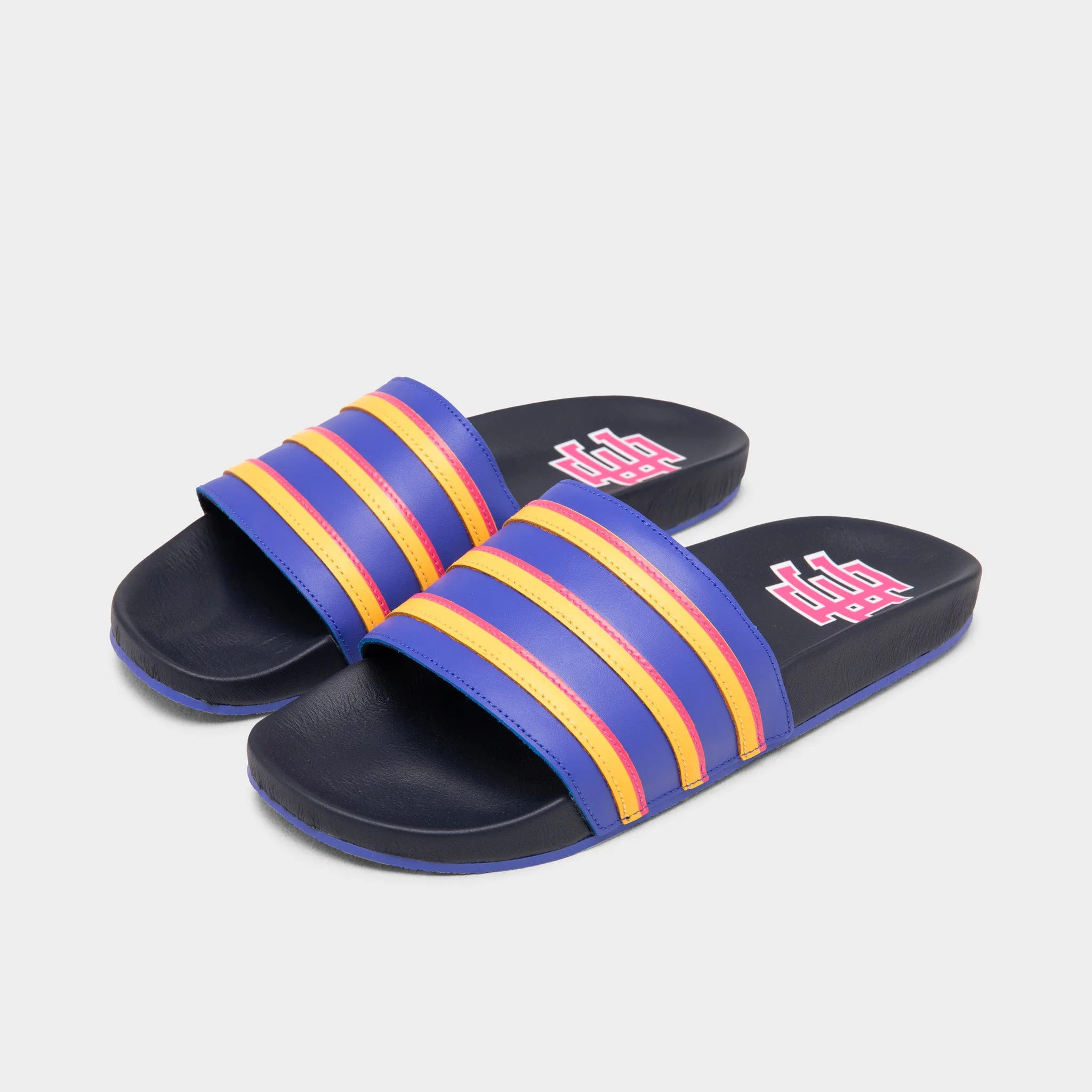 adidas x Eric Emanuel Adilette Slides Legion Ink / Sonic Ink - Sonic Gold