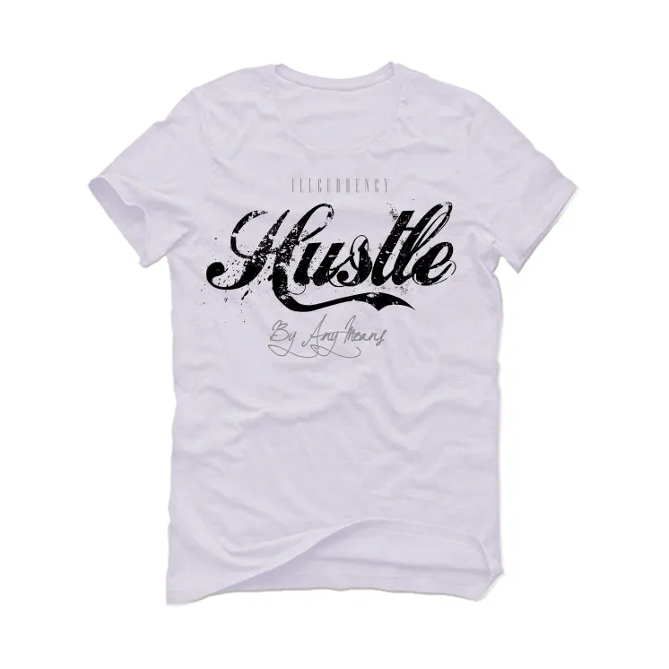 Air Jordan 1 High OG “Stage Haze” White T-Shirt (Hustle By Any Means)