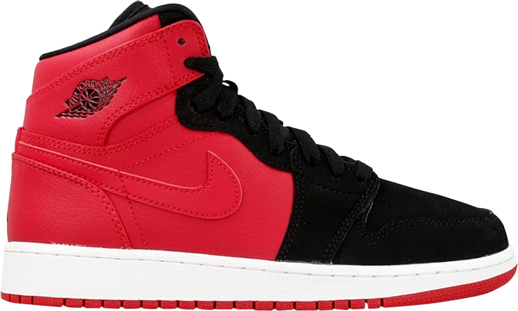 Air Jordan 1 Retro High BG Red Black Sneakers