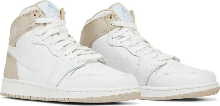 Air Jordan 1 Retro High GS Linen sneakers, white