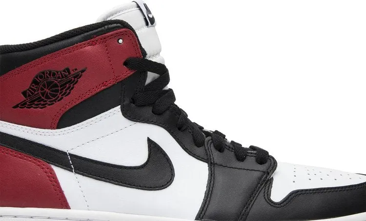 Air Jordan 1 Retro High OG Black Toe 2013, white