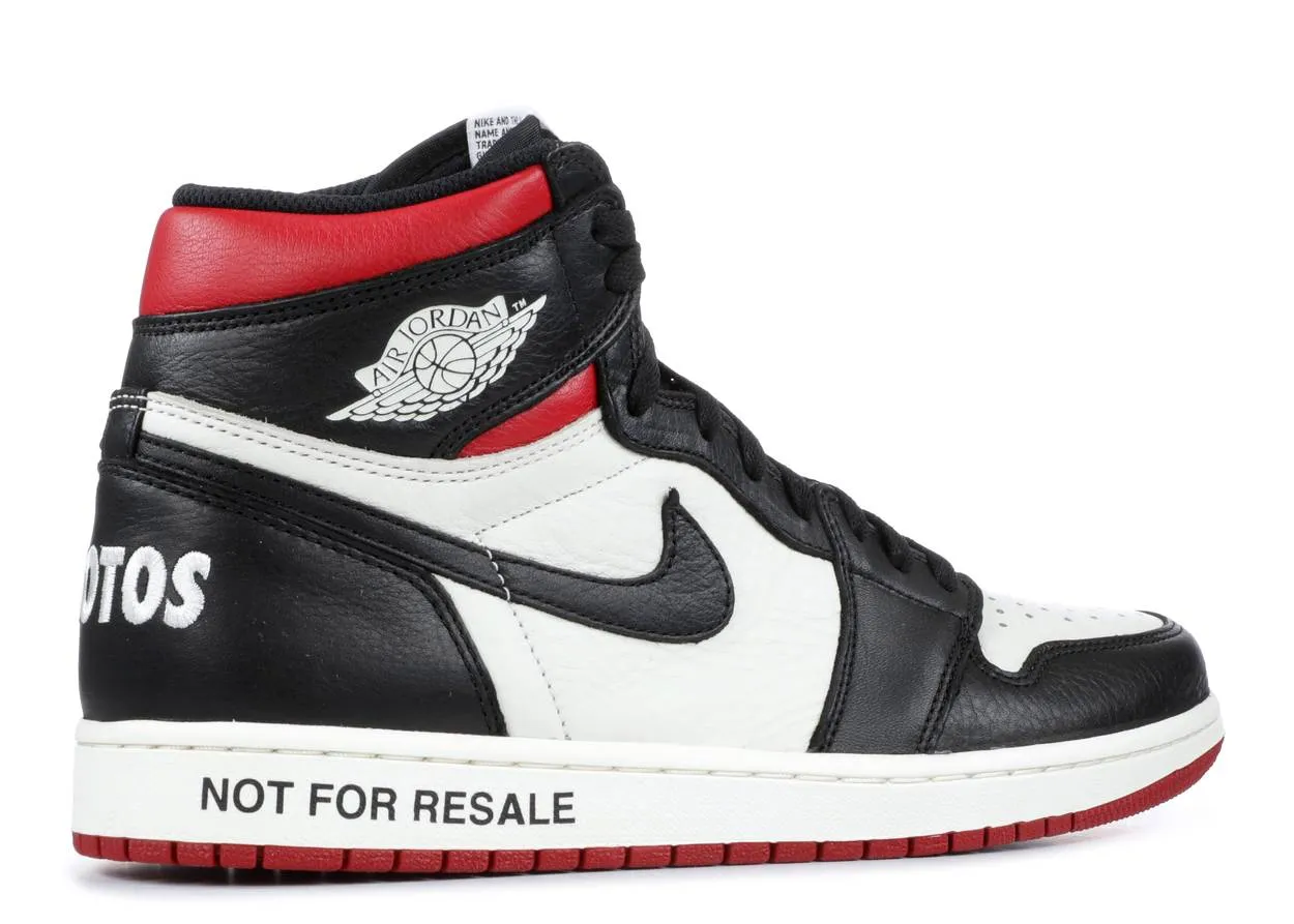 Air Jordan 1 Retro High "Not for Resale" Red