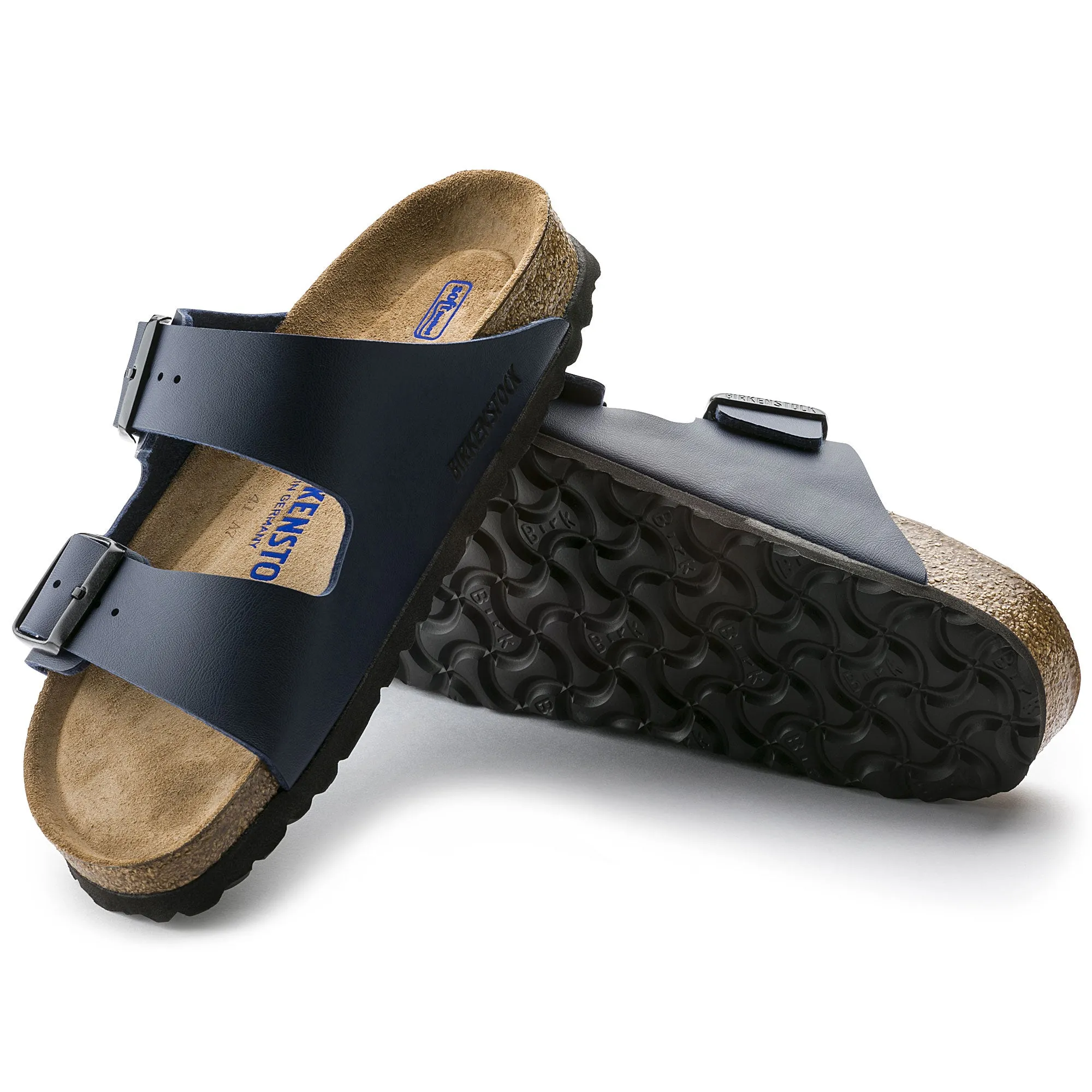 Arizona Regular Width Soft Footbed Navy