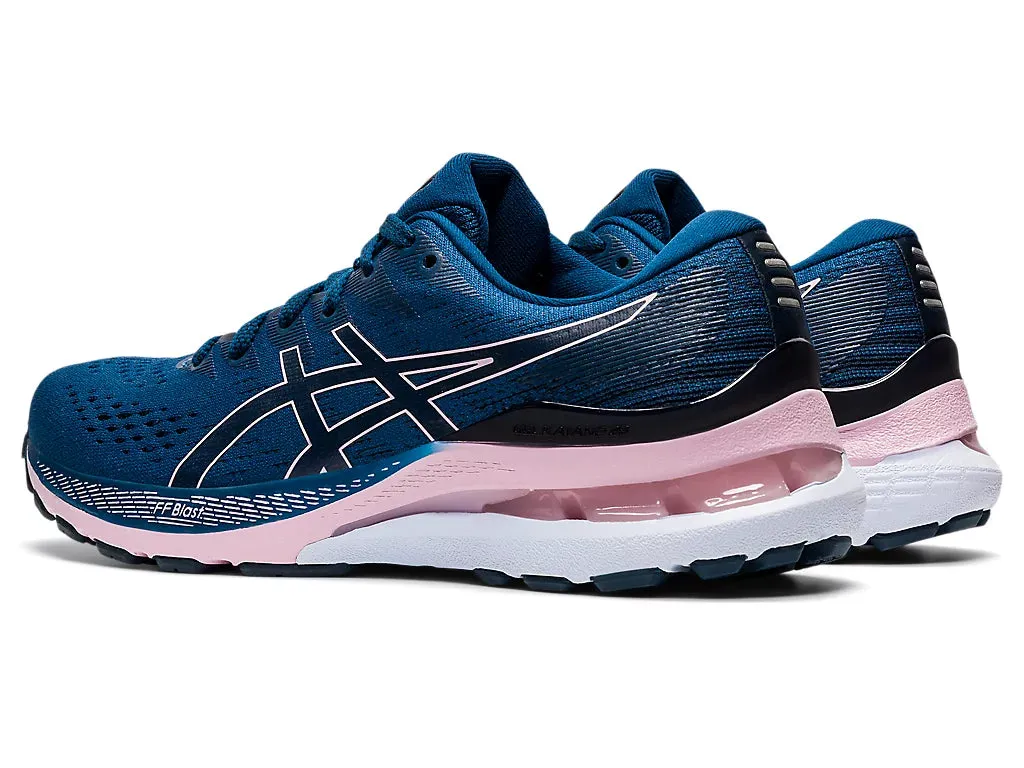 ASICS Women's GEL-KAYANO 28 (Mako Blue/Barely Rose)