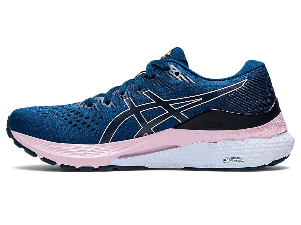 ASICS Women's GEL-KAYANO 28 (Mako Blue/Barely Rose)