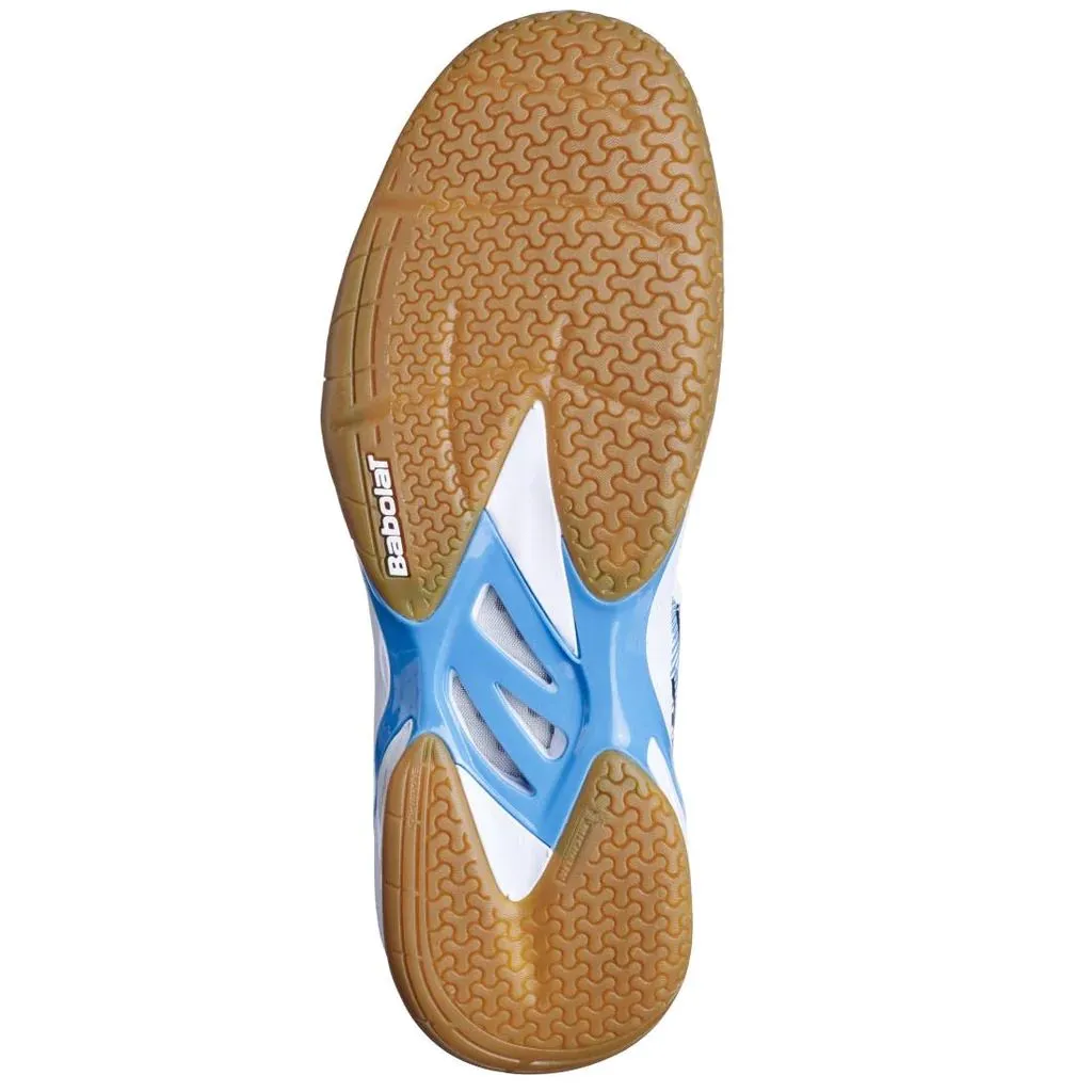 Babolat Men's Shadow Spirit Badminton Shoes- White/Black