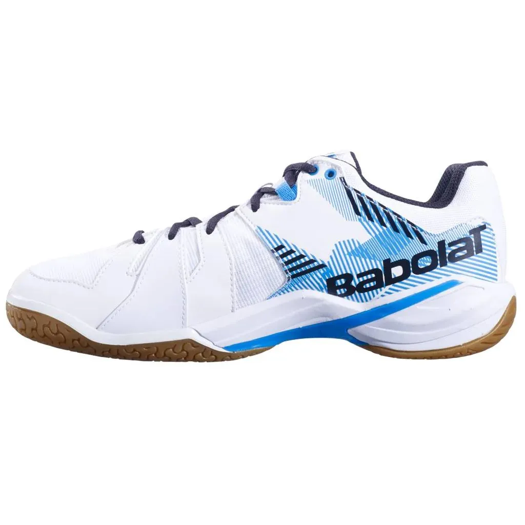 Babolat Men's Shadow Spirit Badminton Shoes- White/Black