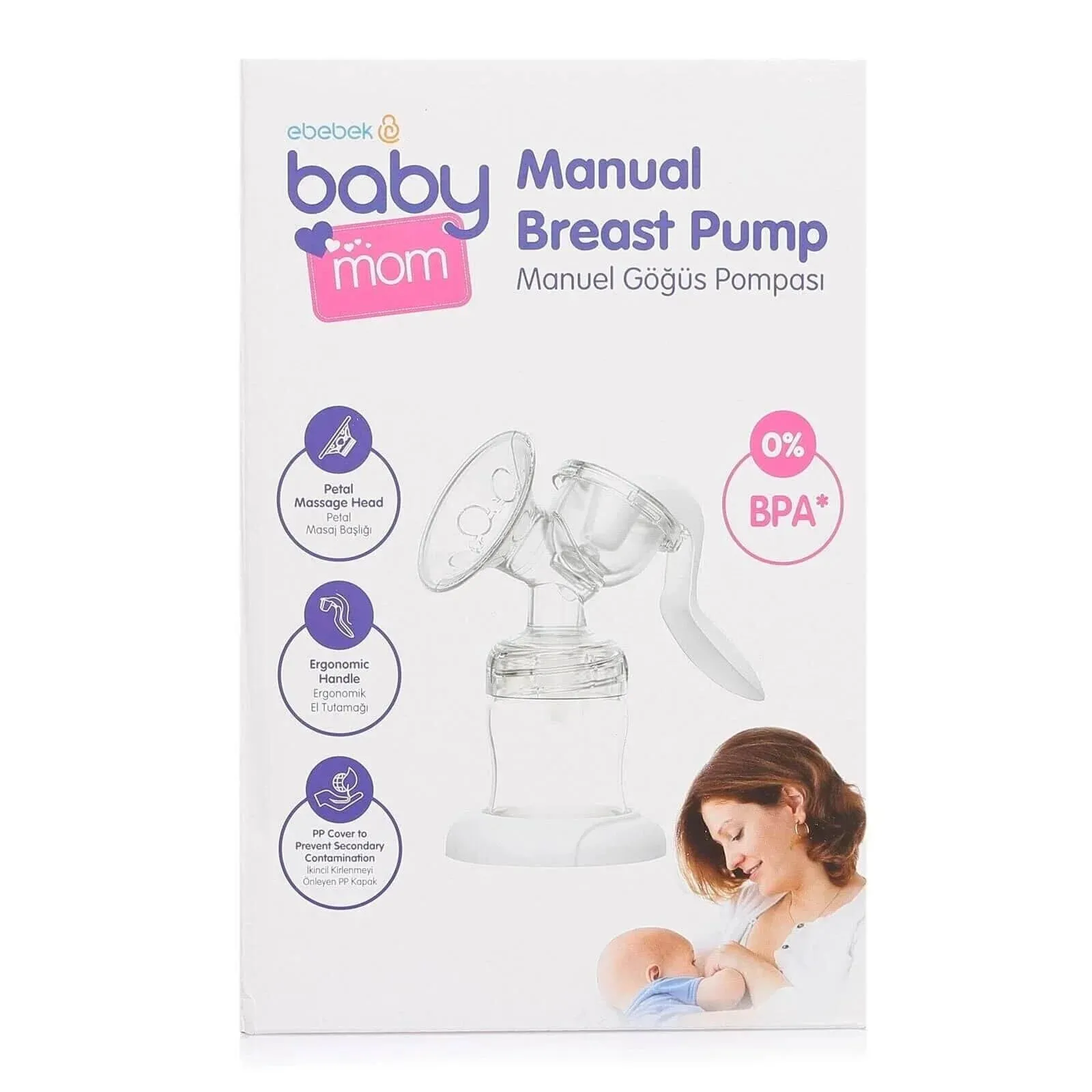 baby mom Single Manual Breast Pump