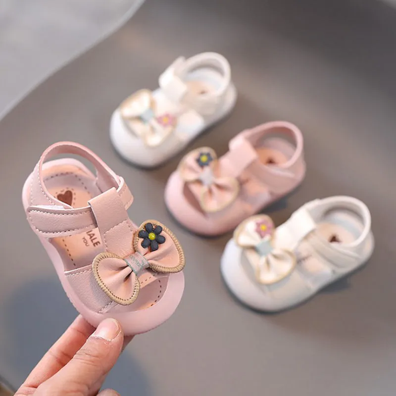 Baby Sandals Summer Soft Sole Bow Children's Shoes