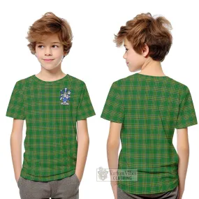 Bagot Irish Clan Kid T-Shirt with Coat of Arms