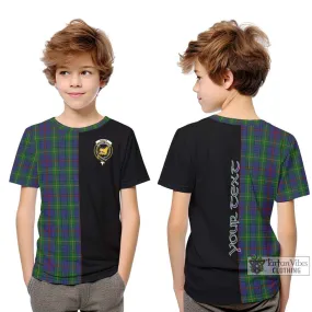 Bailey Tartan Kid T-Shirt with Family Crest and Half Of Me Style