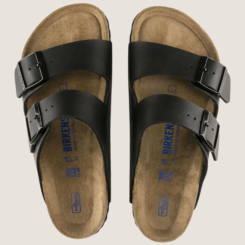 Birkenstock Arizona Birko-Flor Regular (Soft Footbed   Suede Lined)