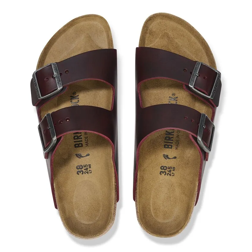 Birkenstock Arizona Oiled Leather - ZINFANDEL