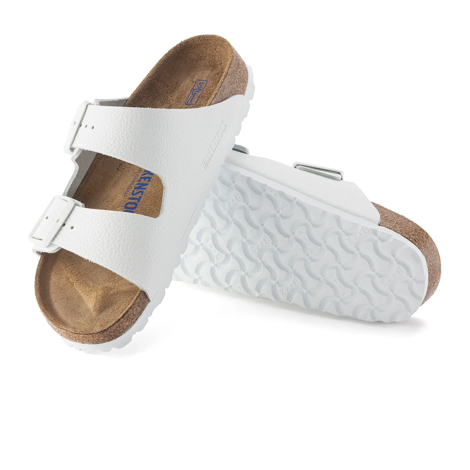 Birkenstock Arizona Slide Sandal (Unisex) - White Leather