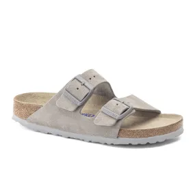 Birkenstock Arizona Soft Footbed Slide Sandal (Women) - Stone Coin Suede