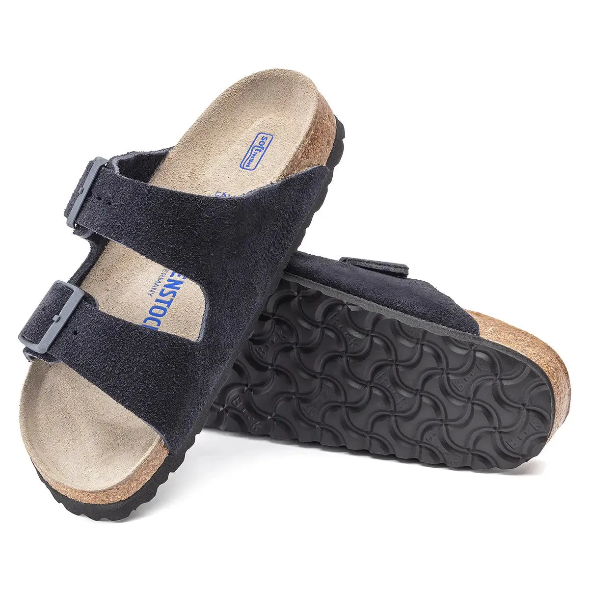 Birkenstock Arizona Soft Footbed Suede Leather Sandals