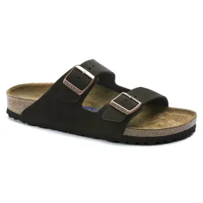 Birkenstock Arizona Suede Mocha Soft Footbed - Unisex