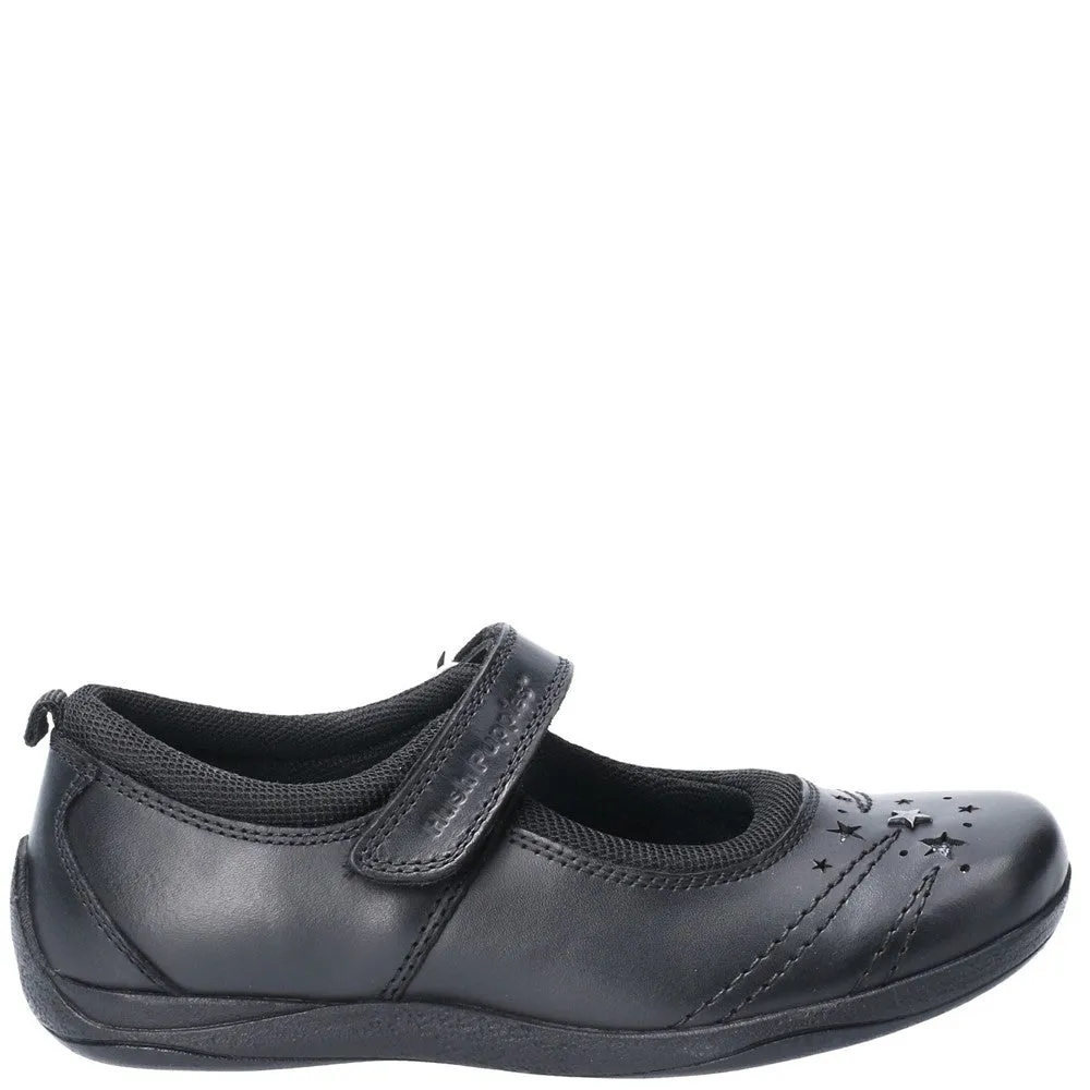 Black Amber Senior School Shoes