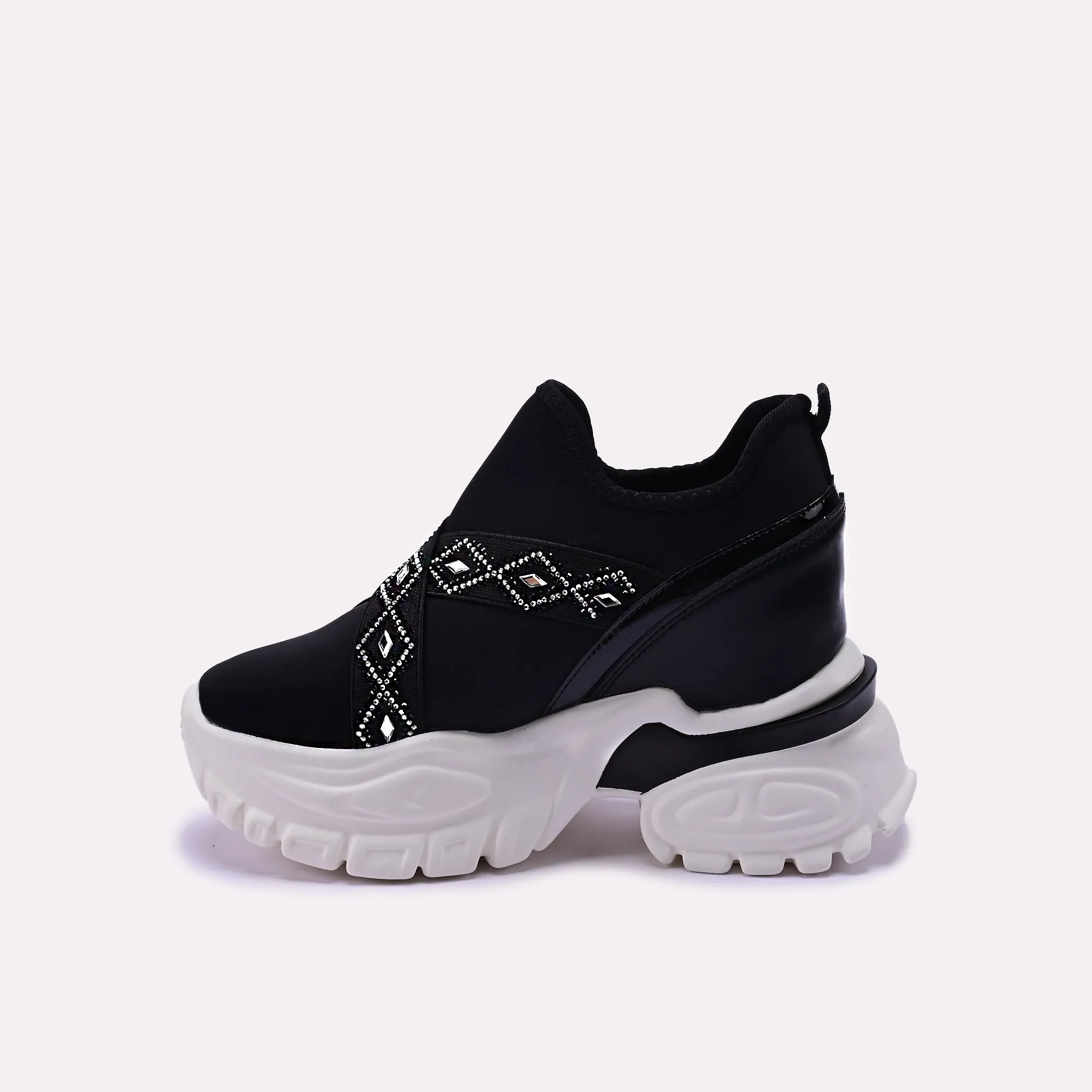 Black High Heel Sneakers 0440630