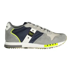 Blauer Blue Leather Men Sneaker