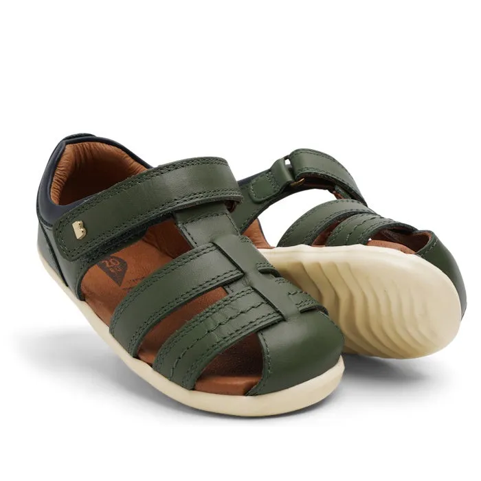 Bobux Step Up Todders Sandal Roam 729214 Forest Green Navy