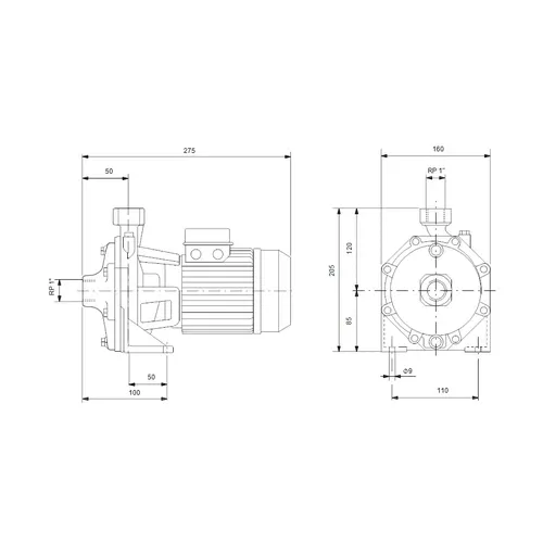 Centrifugal Pump 230𝑉 NS Grundfos