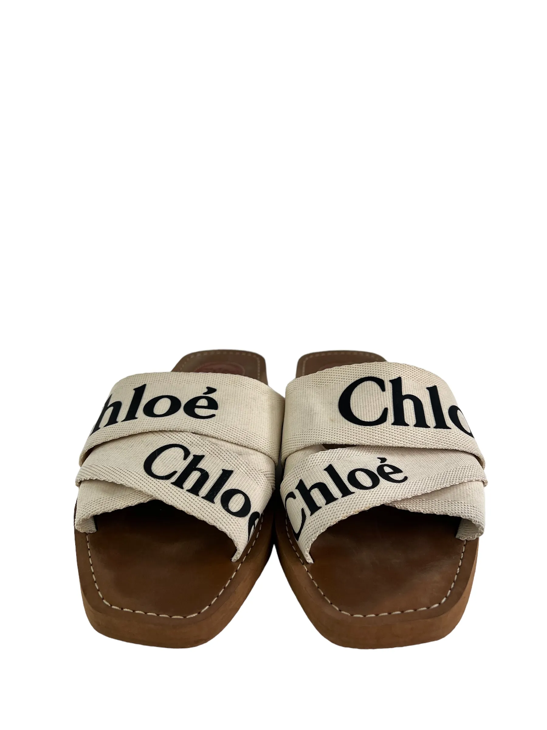 Chloe Size Uk 5 Cream Sandals