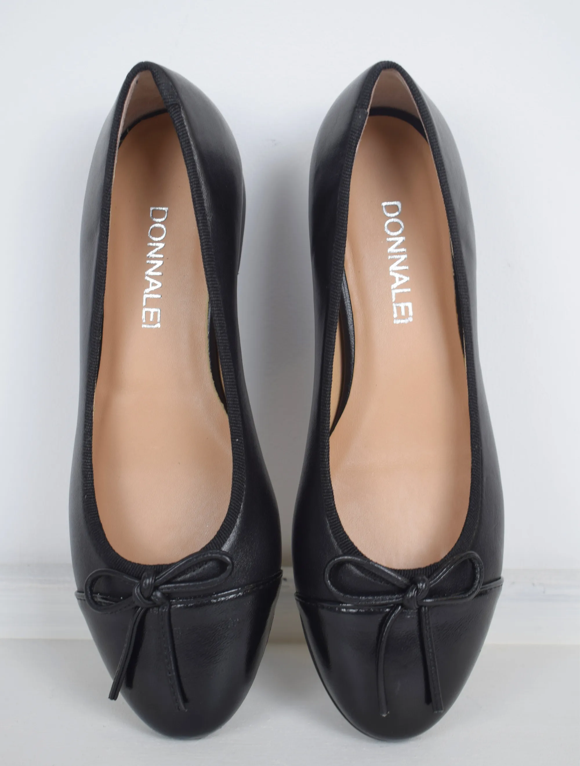 Coco Elegant Black Ballerina Pump Shoes for Women