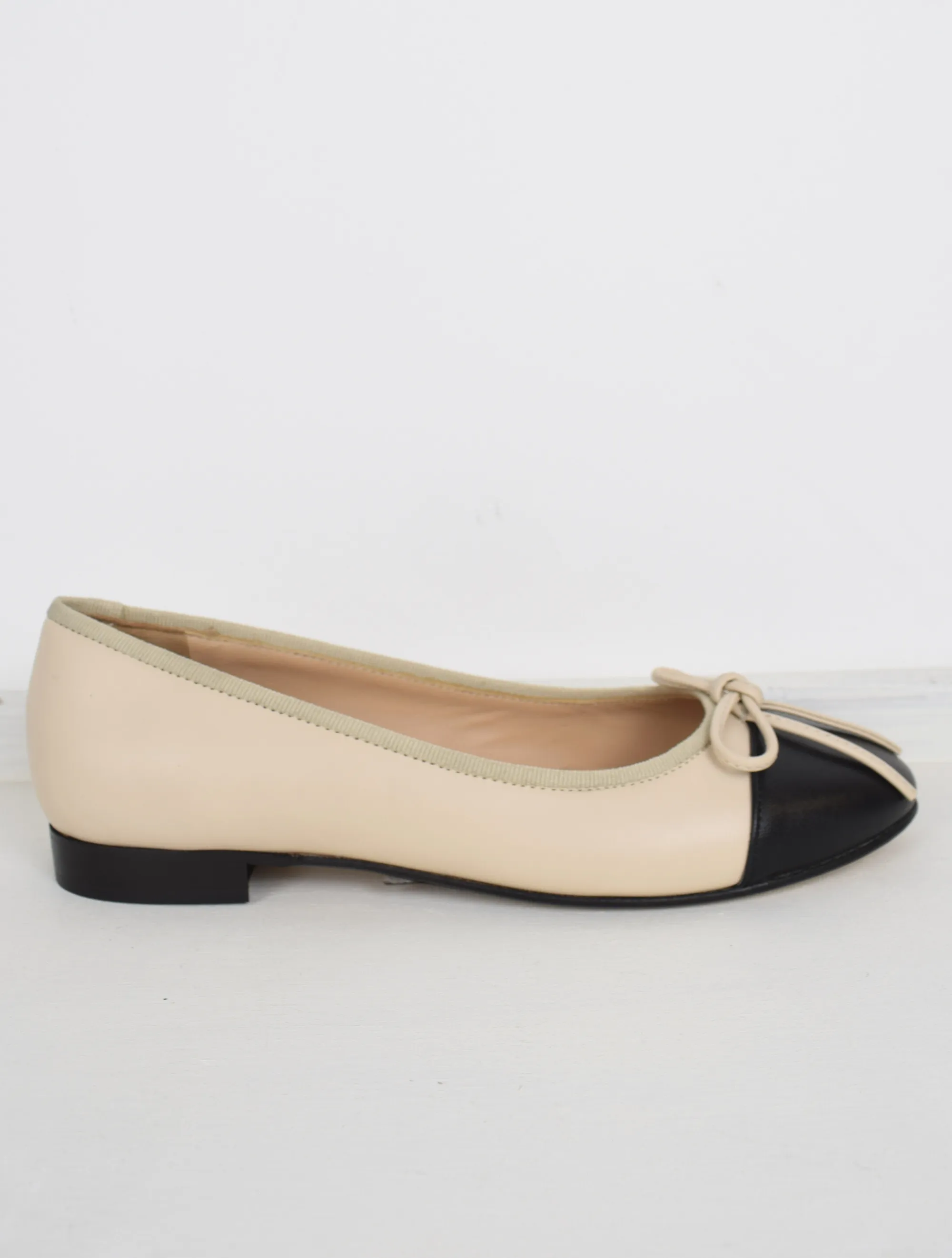 Coco Ballerina Pump Blush/Black