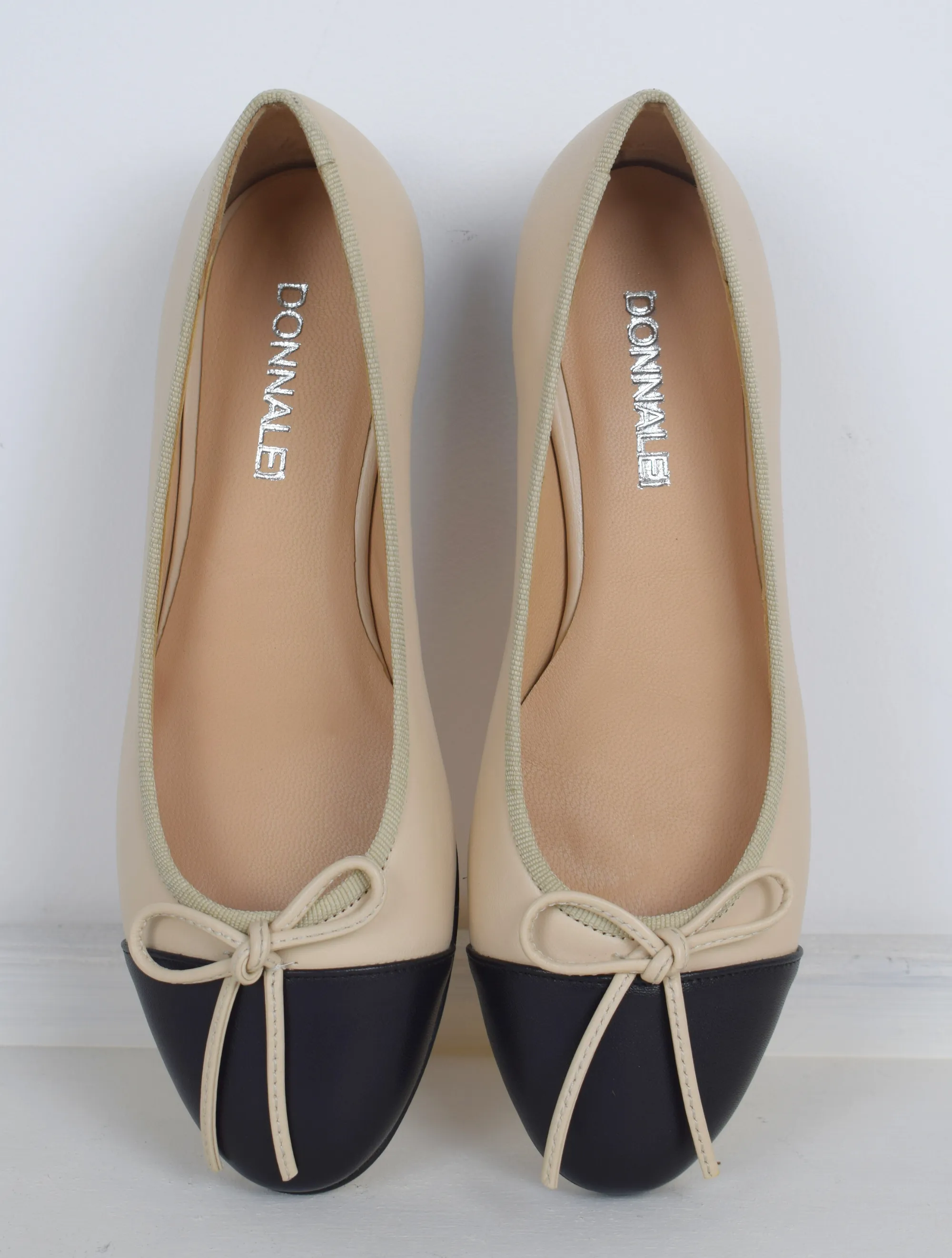 Coco Ballerina Pump Blush/Black