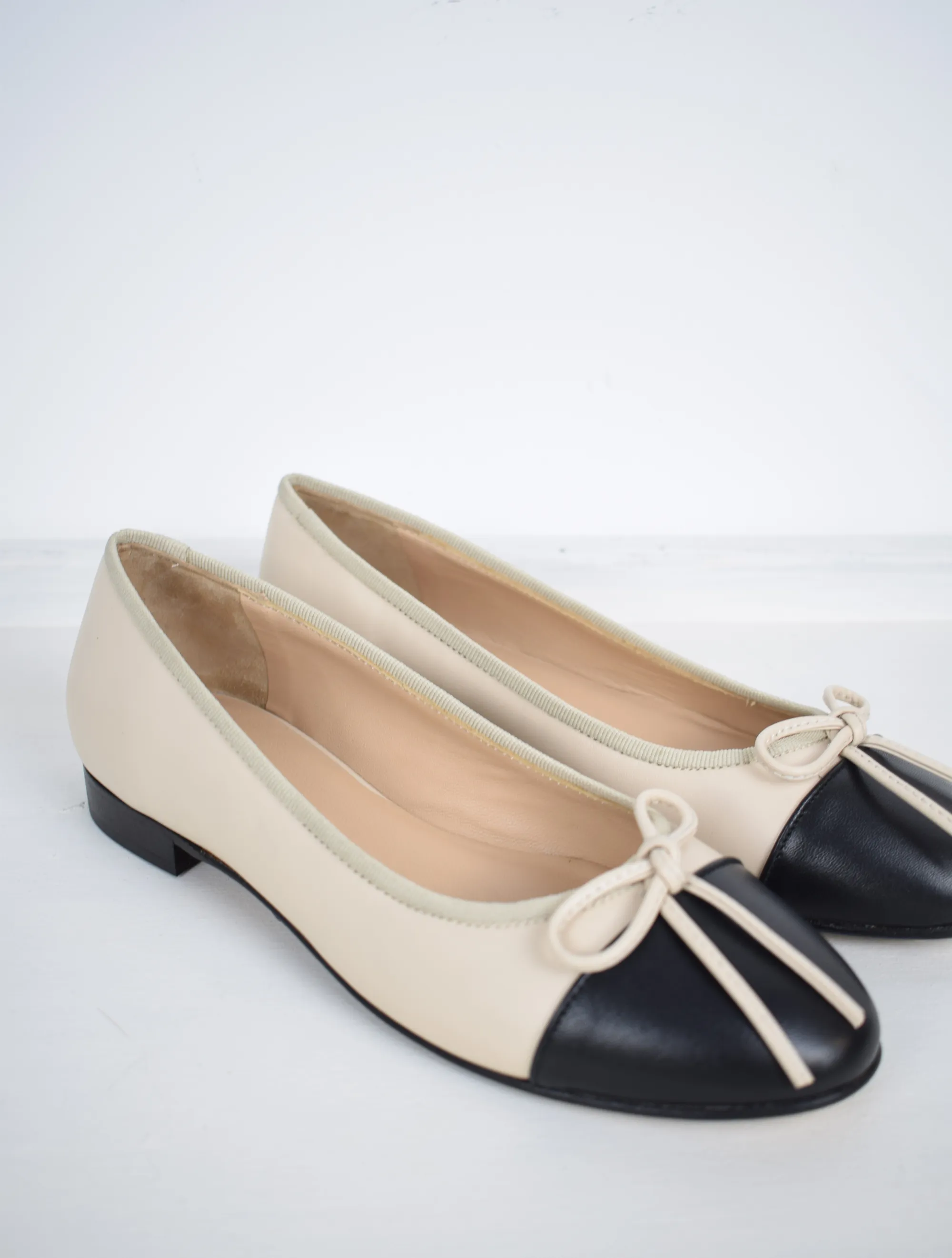 Coco Ballerina Pump Blush/Black