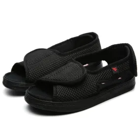 Coles Diabetic Wide Feet Sandals - Black