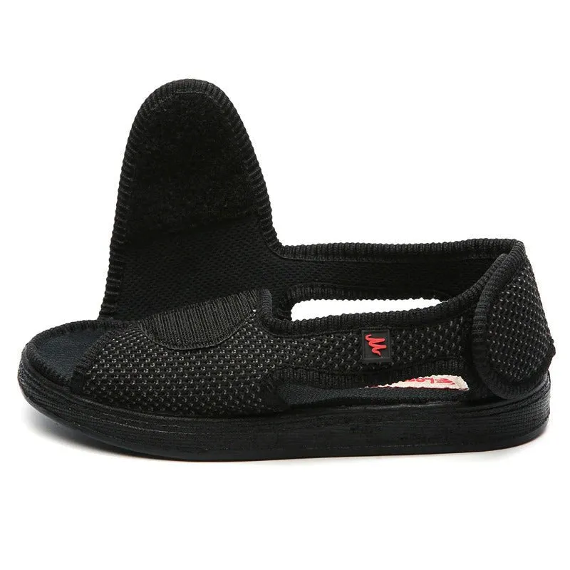 Coles Diabetic Wide Feet Sandals - Black