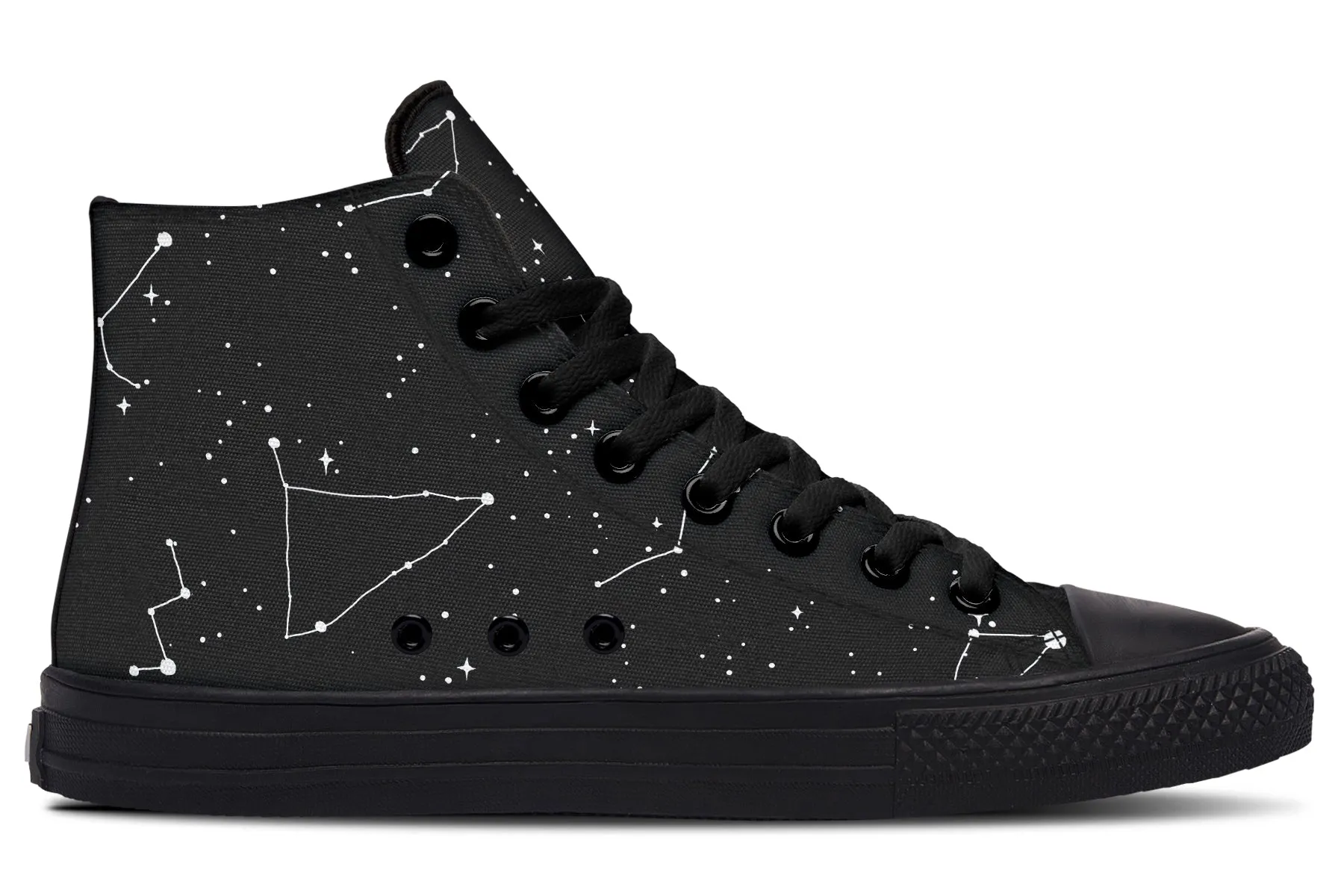 Constellation High Tops - Classic Premium Canvas Shoes with Comfortable and Durable Soles