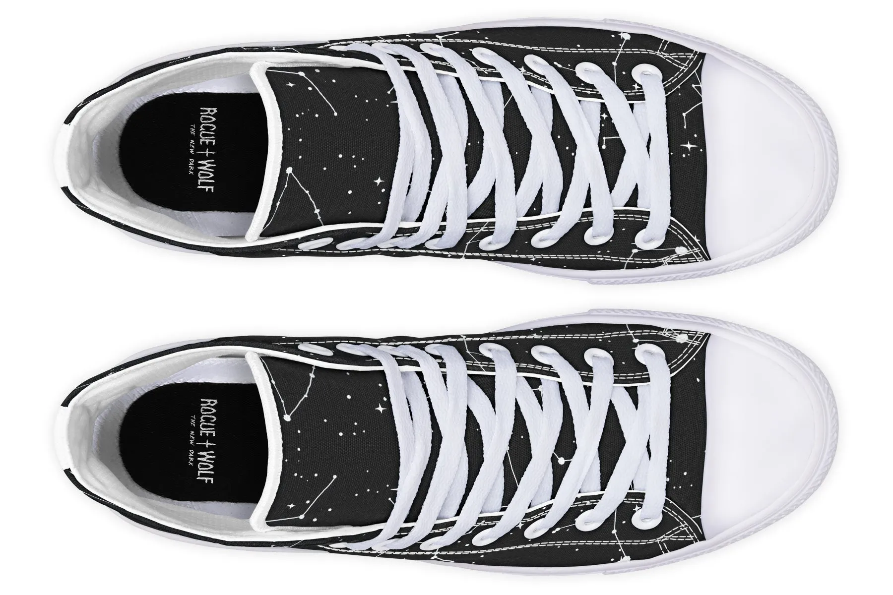 Constellation High Tops - Classic Premium Canvas Shoes with Comfortable and Durable Soles