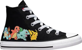 Converse Pokemon x Chuck Taylor All Star High PS First Partners Sneakers, black