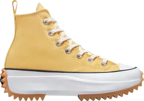 Converse Run Star Hike High Citron Zest Gum Sneakers, Yellow