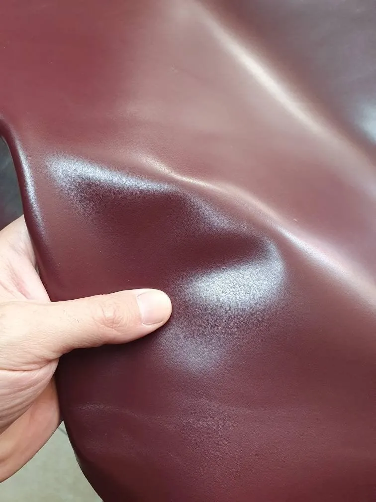 Cow soft Leather, Genuine cowhide plain Nappa skin for crafts and leather working thick. 1,1mm(3 oz)