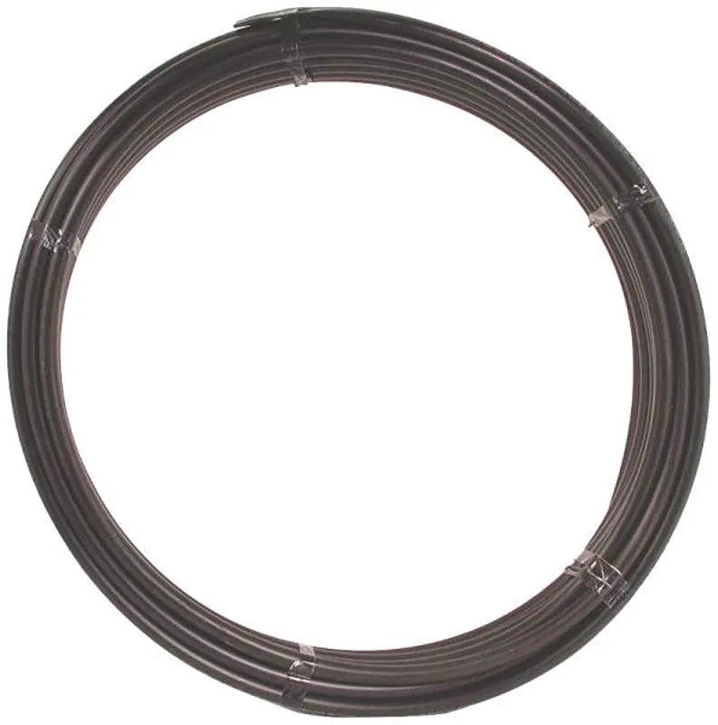 Cresline 18101 Pipe Tubing, 1/2 in, Plastic, Black, 100 ft L :COIL: QUANTITY: 1