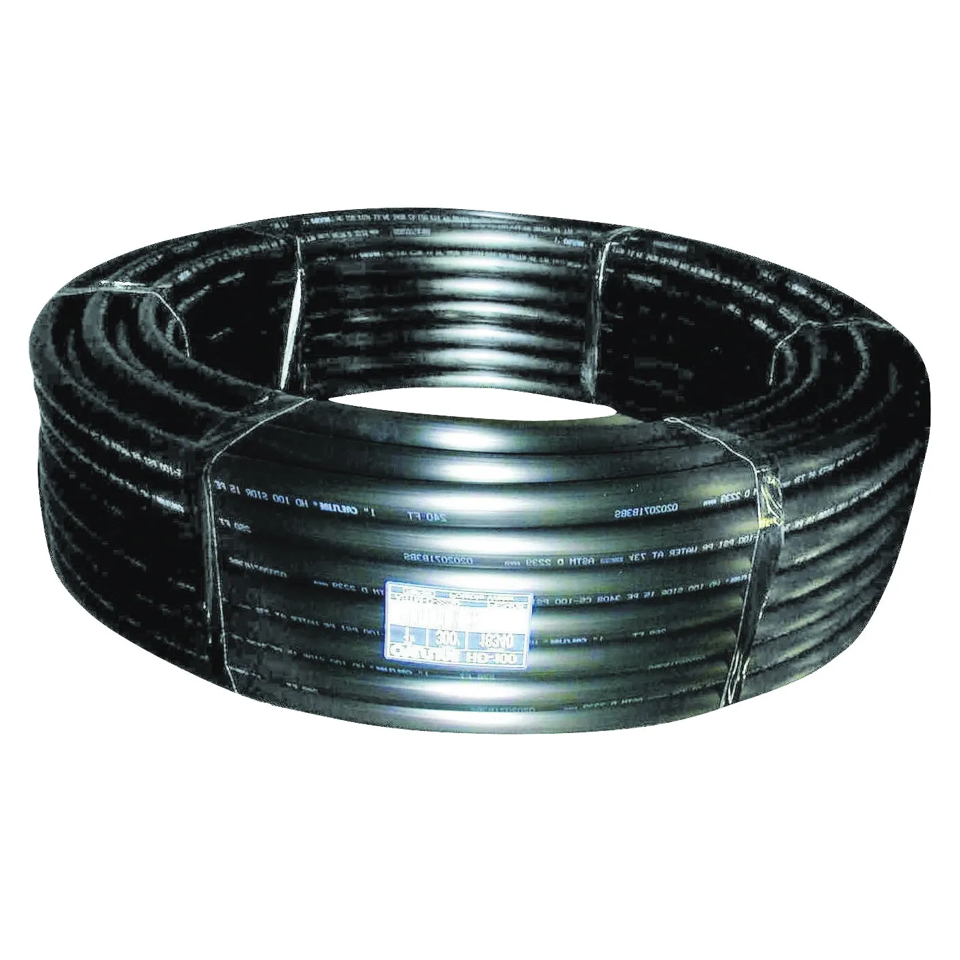 CRESLINE 18115 Pipe Tubing, 1 in, Plastic, Black, 100 ft L