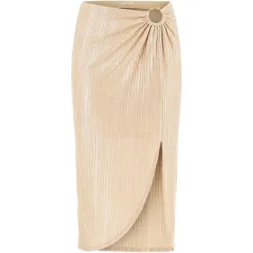 Cristina Midi Skirt - Zand