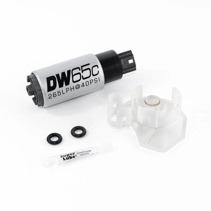 DeatschWerks DW65C Electric In-Tank Fuel Pump - 265 lph - Gas / Ethanol - Mazda Speed / Mitsubishi EVO X 2006-15