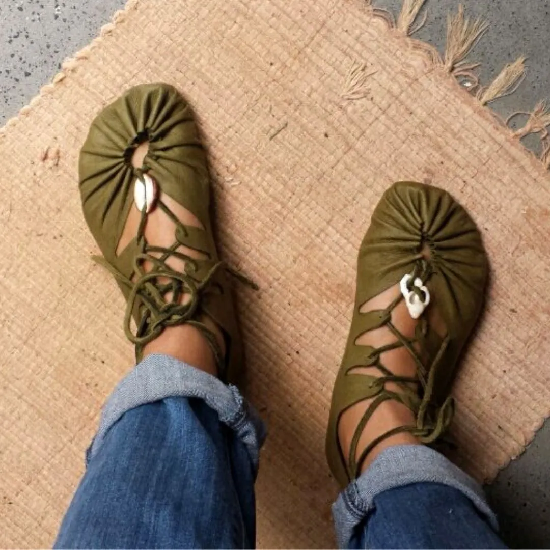 Digital Pattern DIY Sun Sandals - Earthing Moccasins