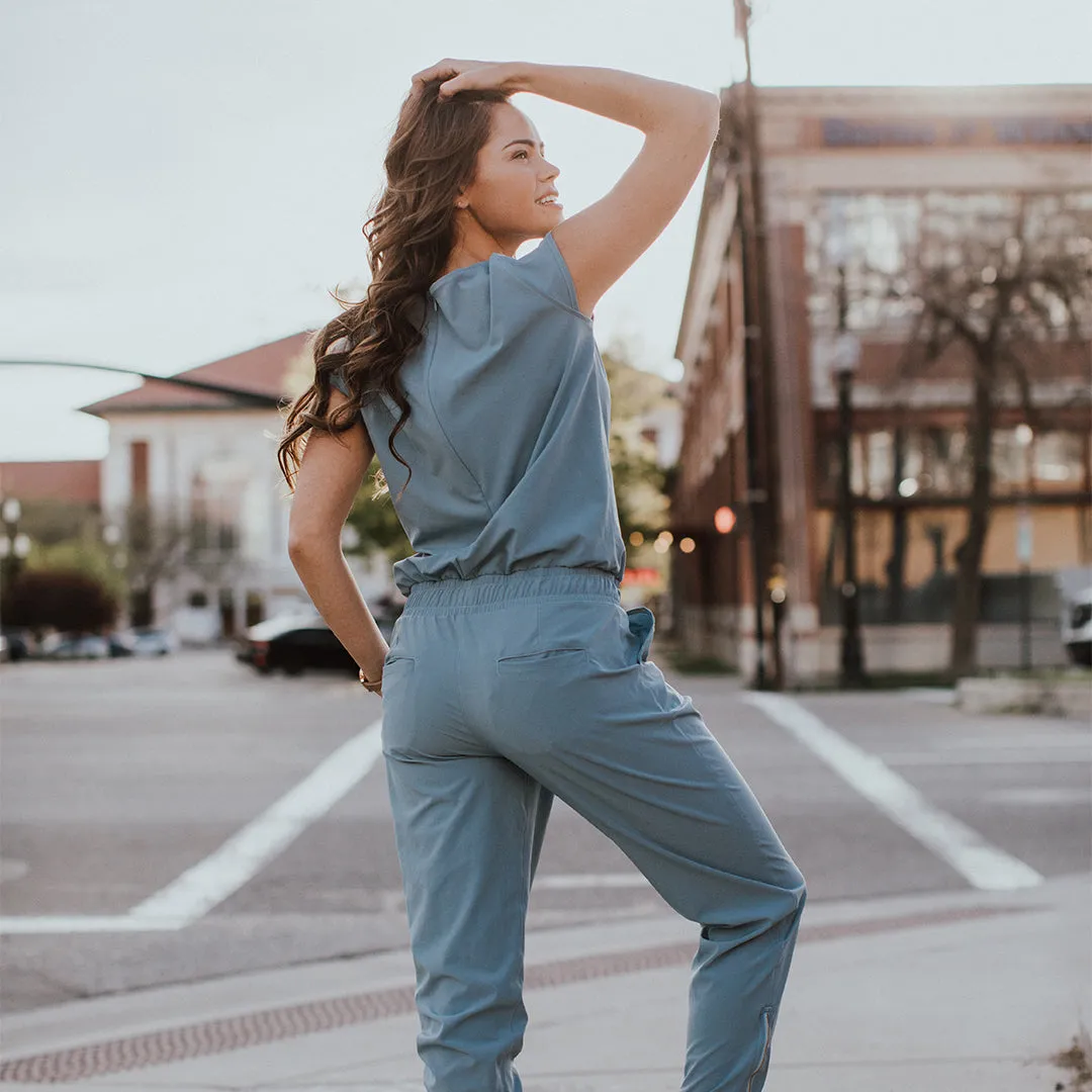 Dusk Blue Jumpsuit