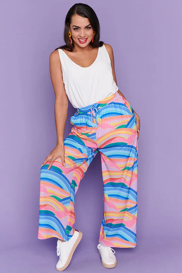 Elise Rainbowscape Pants