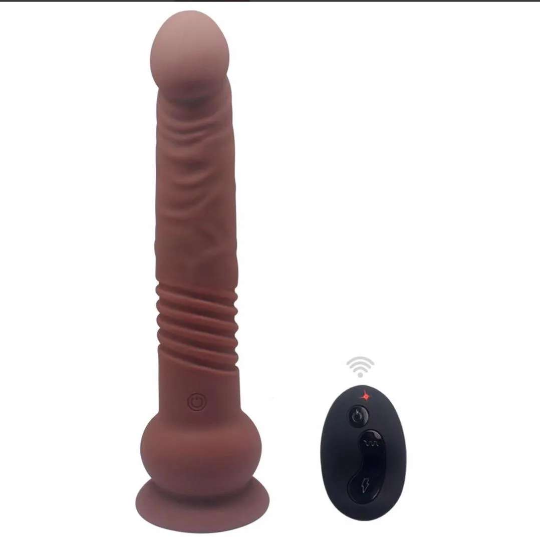 ESCAPADE Thrusting and Rotating Dildo with Adjustable Settings