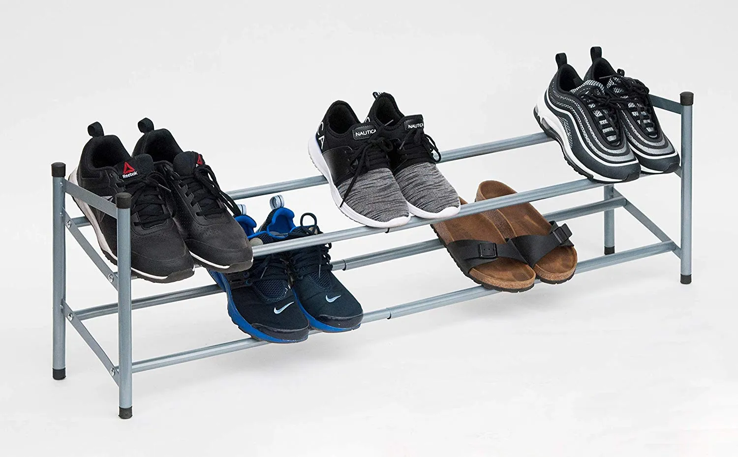 Expandable 2-Tier Shoe Rack Organizer